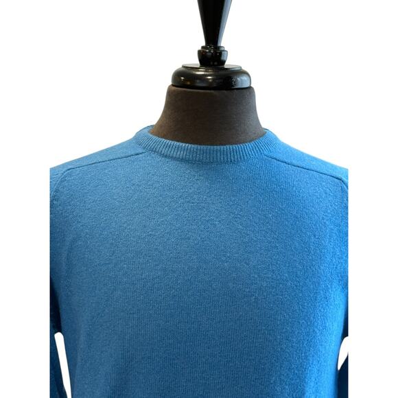 Braemar for The Scotch House Mens 40 Blue 100% Lambswool Pullover Sweater READ - Picture 2 of 7